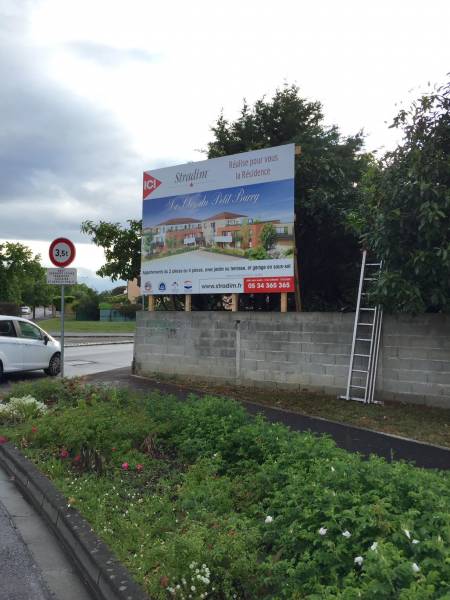 Réalisation d'affiche pour promotion immobilière à Toulouse